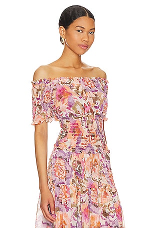 MISA Los Angeles Toulah Top in Pink