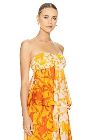 MISA Los Angeles Aylin Top in Orange