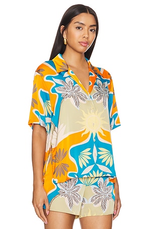 MISA Los Angeles Solange Top in Orange