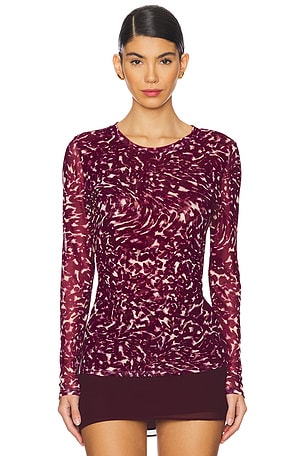 MISA Los Angeles Lula Top in Pink