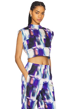 MISA Los Angeles Inah Top in Purple