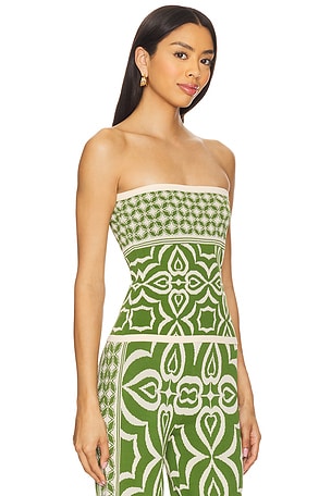 MISA Los Angeles Nessa Bandeau in Green