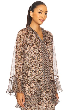 MISA Los Angeles Maris Top in Brown