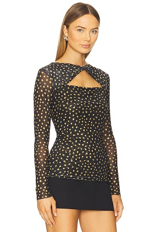 MISA Los Angeles Neriah Top in Black