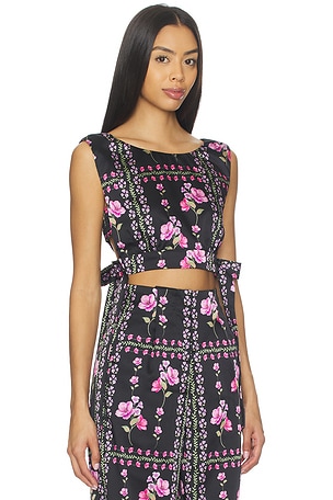 MISA Los Angeles Olena Top in Black