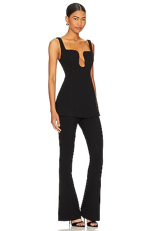 MISHA Belva Jumpsuit in Black