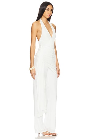 MISHA Halle Jumpsuit in Ivory