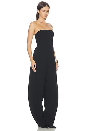 MISHA The Barrel Pantsuit in Black. Size XXS. Also