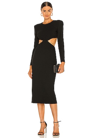 NEW MISHA Kora Dress in Black buy REVOLVE Size 6