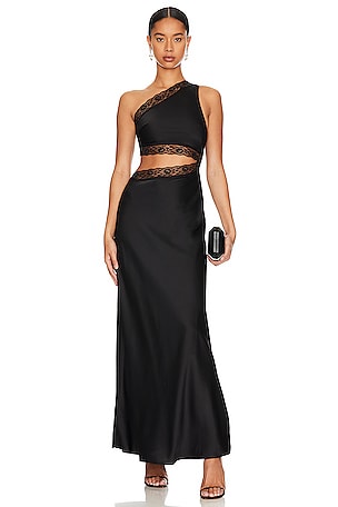 CAMI NYC  Rowan Dress - Black - ShopperBoard