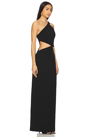 MISHA Drew Gown in Black