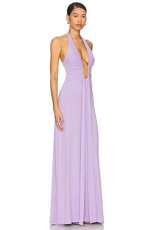 Misha maxivestido jennifer en color lavanda