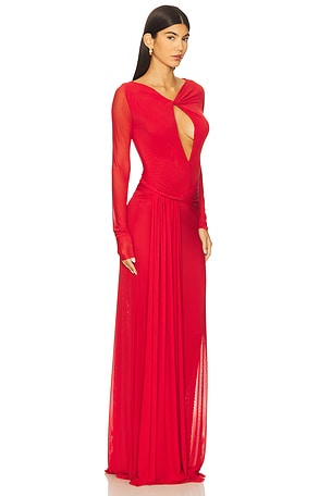 MISHA The Irina Dress in Red