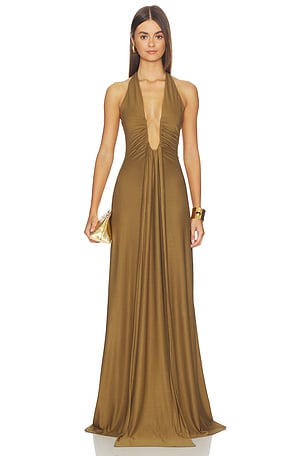 The Jennifer Cupro Maxi Dress MISHA