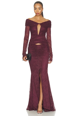 The Kali Ruffle Lace Dress MISHA