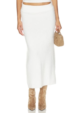 Brushed Cashmere Skirt MISHA