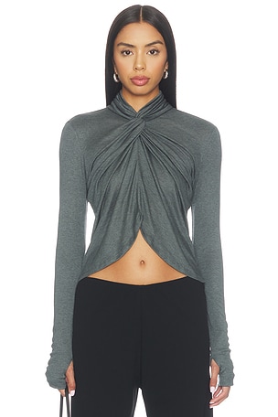Tencil Longsleeve Twist Top MISHA