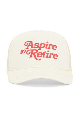 Aspire Script Trucker Hat Motel Margarita