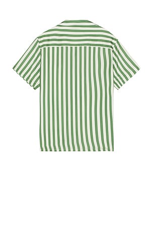 Motel Margarita Cabana Button Up Shirt in Green