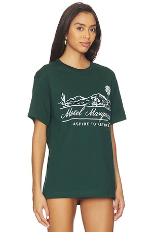 Motel Margarita Landscape Tee in Green. Size XL/1X. Also