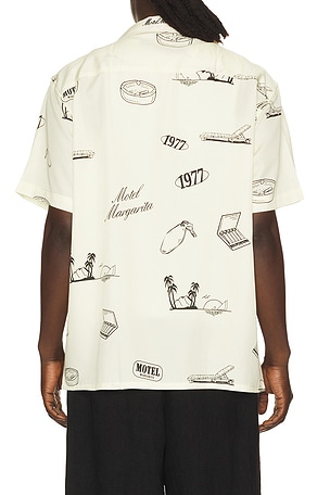 Motel Margarita No Vacancy Shirt in Cream