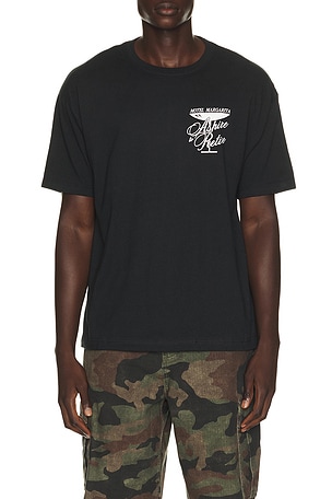 Motel Margarita Martini Tee in Black. Size S. Also