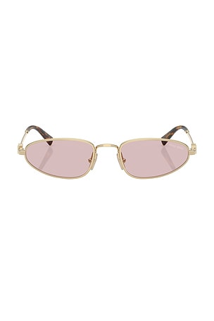 Narrow Oval Sunglasses Miu Miu