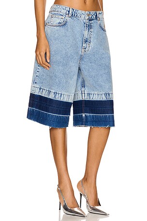 Moschino Jeans Colorblock Short in Blue