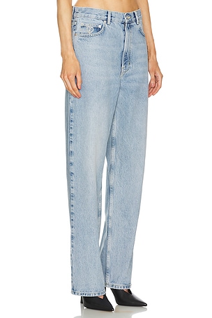 Moschino Jeans Straight Leg Trousers in Denim-Light