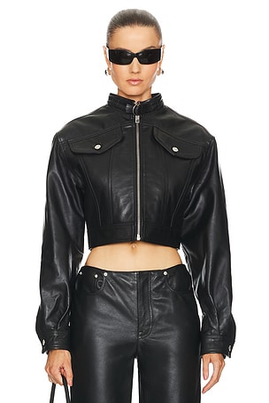 Leather JacketMoschino Jeans$795