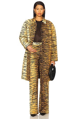 Tiger Stripes Long Jacket Moschino Jeans