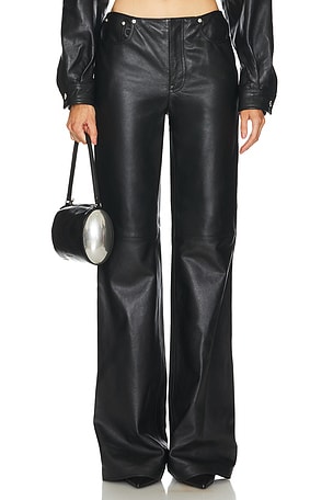 Leather Pant Moschino Jeans