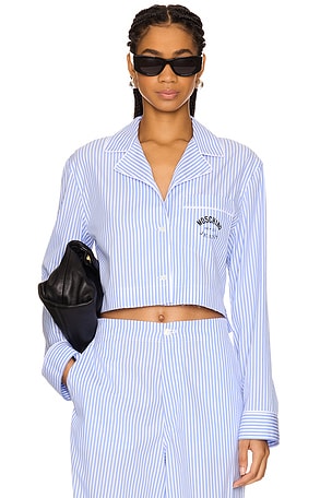 Striped Long Sleeve Shirt Moschino Jeans