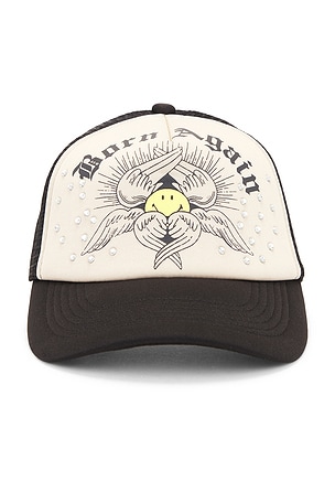 Smiley Born Again Trucker Hat Market