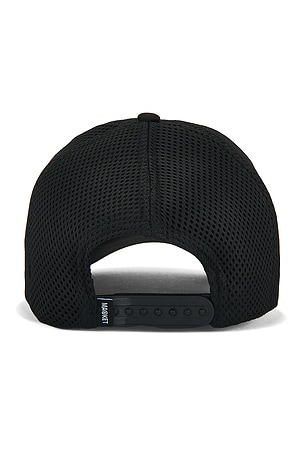 Market Garage Trucker Hat in Black