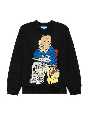 PALM BEAR SWEATER in black - Palm Angels® Official
