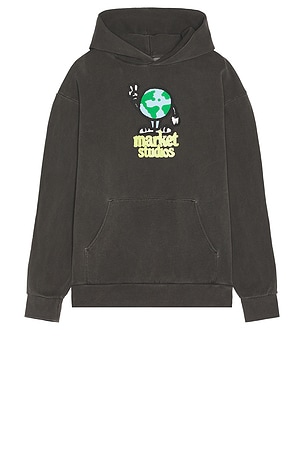 Market World Peace Hoodie in Black