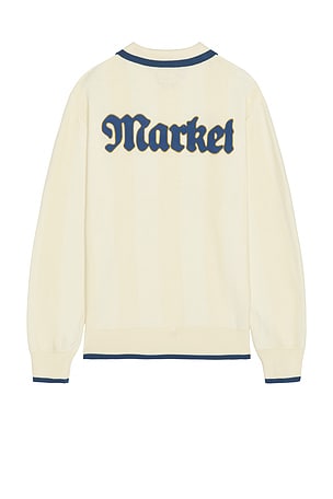 Market Pure Gold Collared Sweater in Cream