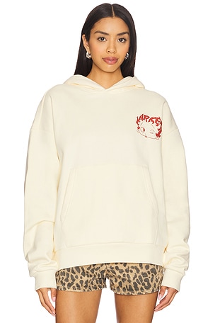 Market Betty Boop Mascot Hoodie in Cream