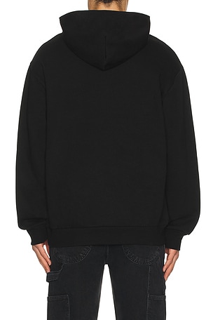 Market Smiley All Four Hoodie in Black. Size XL/1X. Also