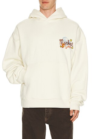Market Desert League Hoodie in White. Size XL/1X. Also