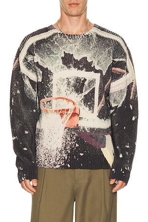 Break The Backboard Printed Sweater Market