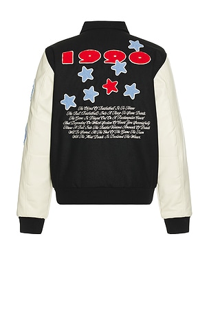 Market 1990 Varsity Jacket in Black