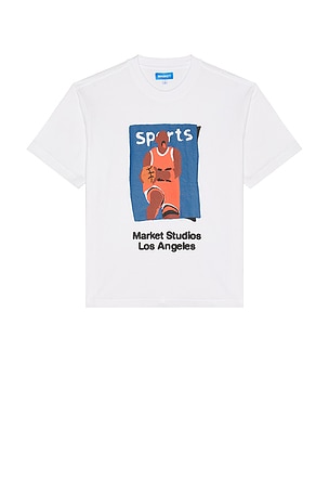 Illustrated Backetball Tee Market