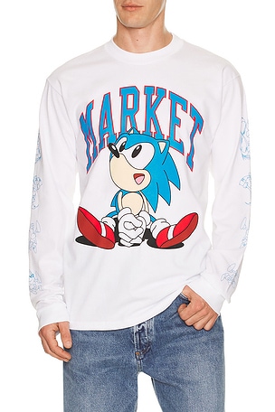 x Sonic Run Long Sleeve T-Shirt Market