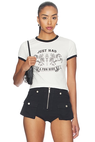 Fun Ride Printed T-shirt Markgong