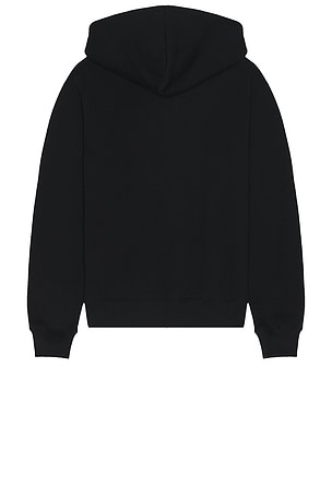 Maison Kitsune Handwriting Comfort Zipped Hoodie in Black