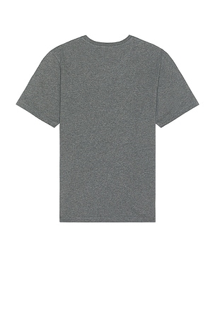 Maison Kitsune Fox Head Patch Regular T-Shirt in Grey