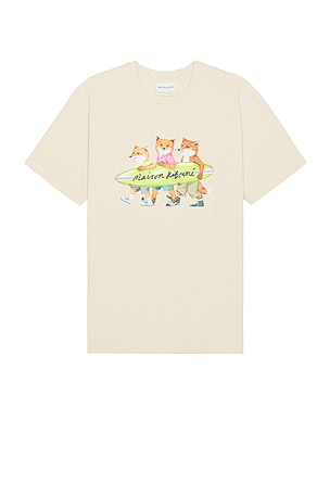 Surfing Foxes Comfort T-shirt Maison Kitsune