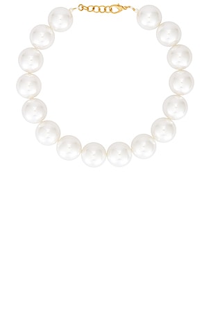 x REVOLVE Faux Pearl Necklace Big Milkwhite
